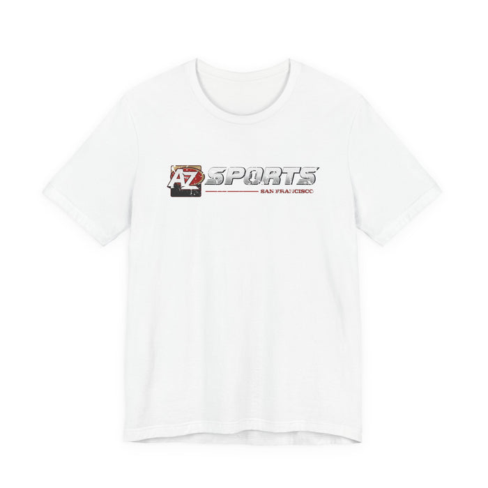 A to Z Sports 49ers Distressed Horizontal T-Shirt