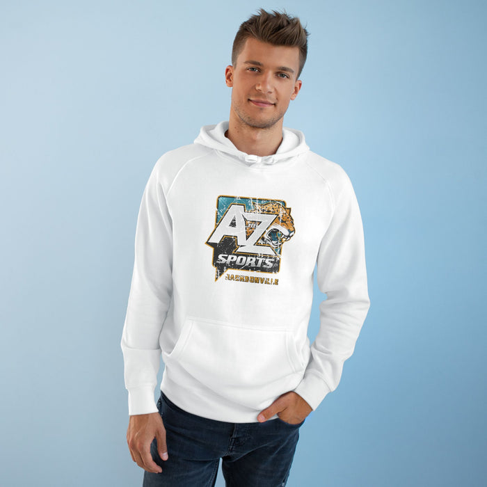 A to Z Sports Jaguars Distressed Hoodie
