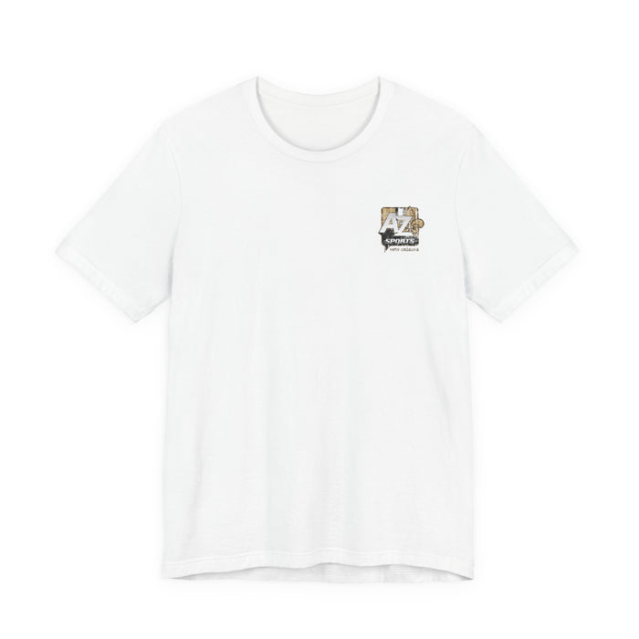 A to Z Sports Saints Distressed Pocket T-Shirt