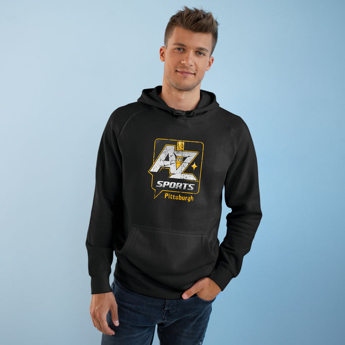 A to Z Sports Steelers Distressed Hoodie