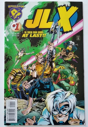 Amalgam Comics JLX In Their Own Book At Last #1 April 1996