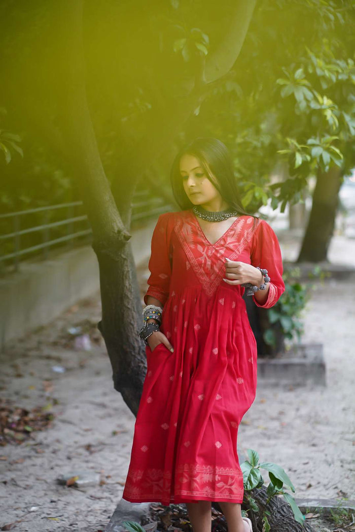 Anila In Red