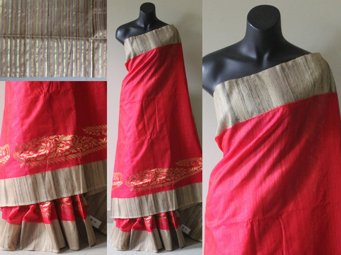 Banaras Desi Silk saree - VIKA Boutique