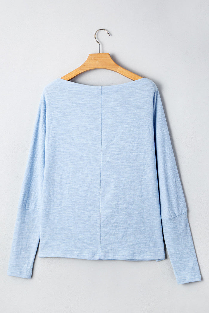 Batwing Long Sleeve Top - Tops/Long Tops