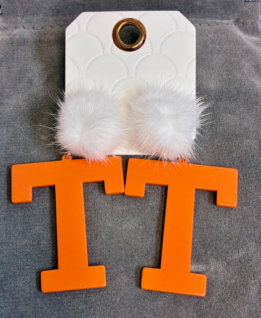 Big T Tennessee Vols Earings