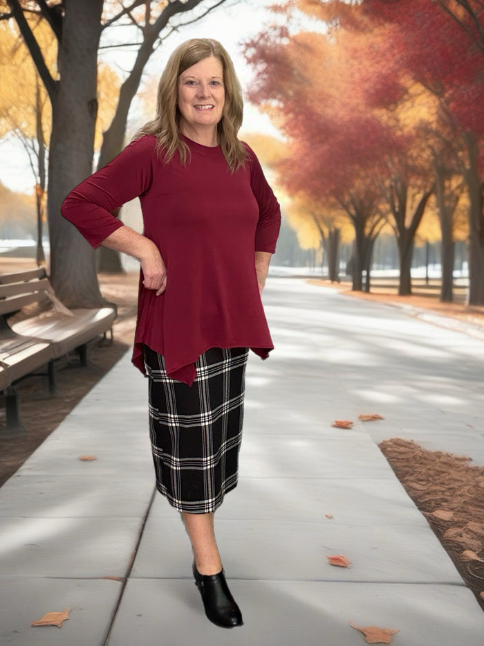 Black Plaid 32"/33" & 27"/29"Skirt