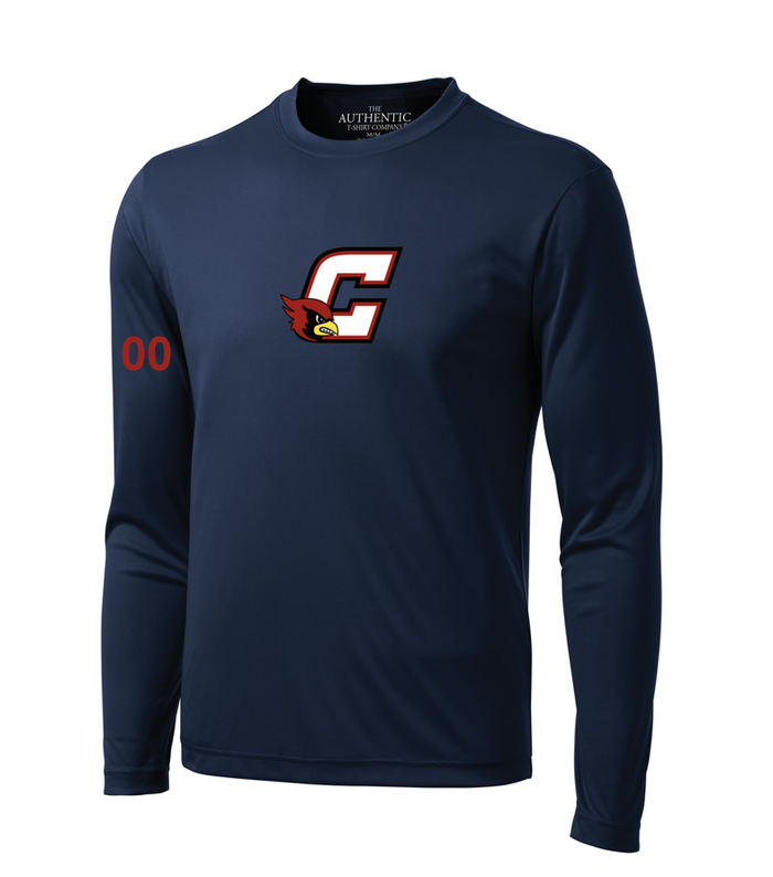 Caledon Cardinals Long Sleeve Performance Tee