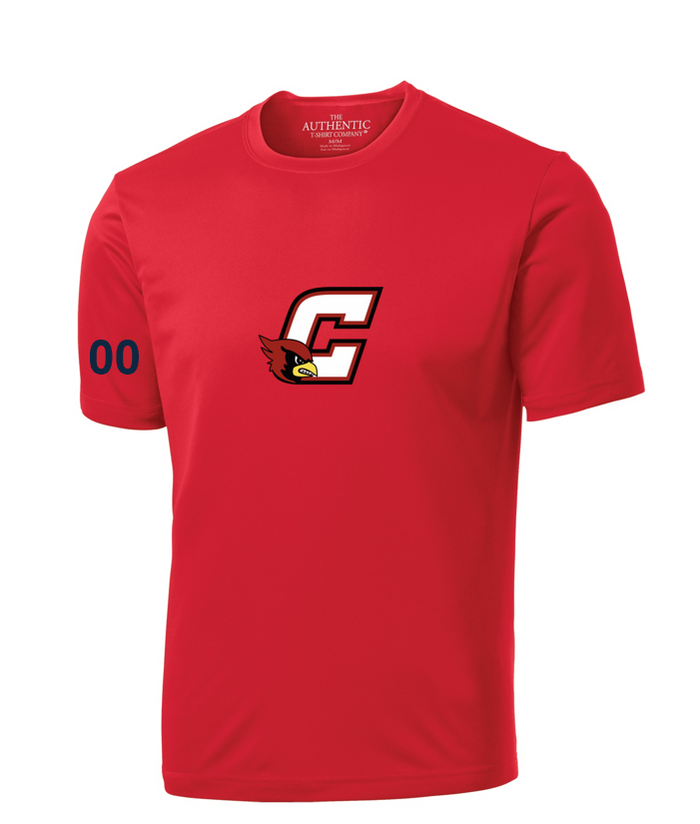 Caledon Cardinals Short Sleeve Performance Tee