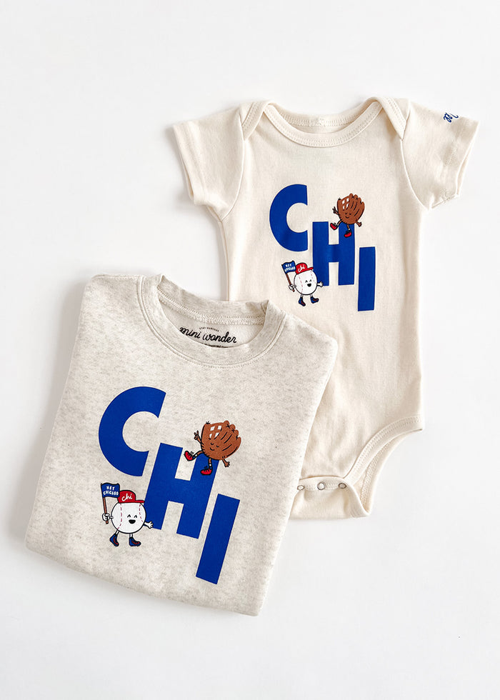 Chi Baseball Game Day Buddies Onesie