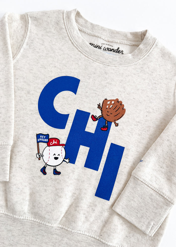 Chi Baseball Game Day Buddies Sweatshirt