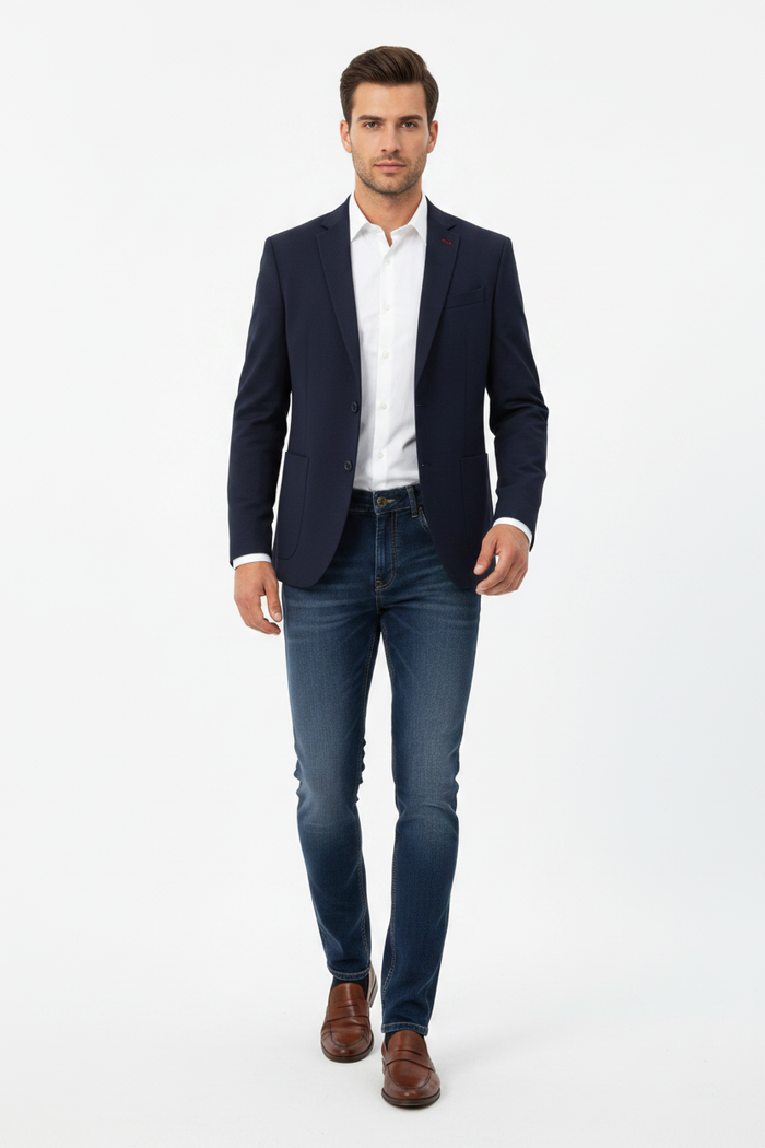 WAM DENIM Jeans 72453 Fenric Dark Blue - Lifestyle