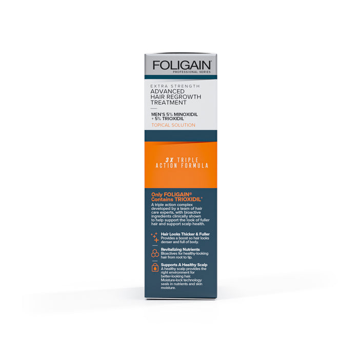 FOLIGAIN® Advanced Hair Regrowth For Men 5% Minoxidil + 5% TRIOXIDIL®