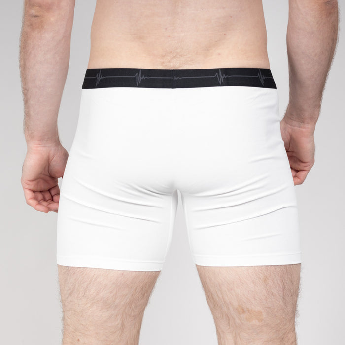 Glenbuck Cotton Boxer - Optic White