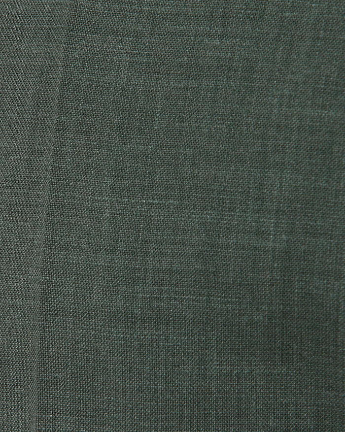 Green Slim Fit Formal Trousers