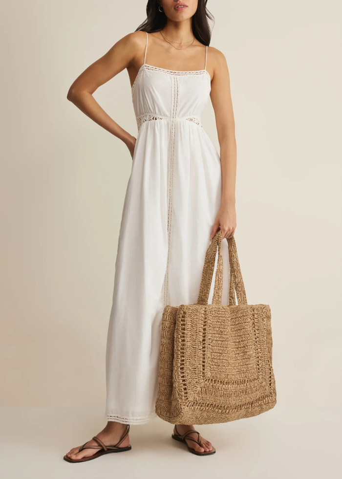 Hideaway Raffia Tote - Natural