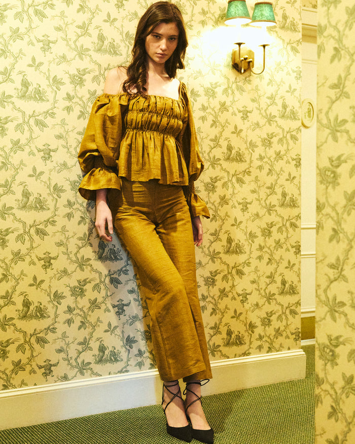 Libby Pant in Ochre
