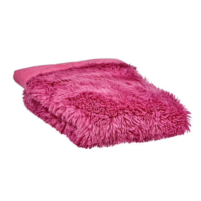Luxury Throw Blanket | Cherry Blossom Faux Fur
