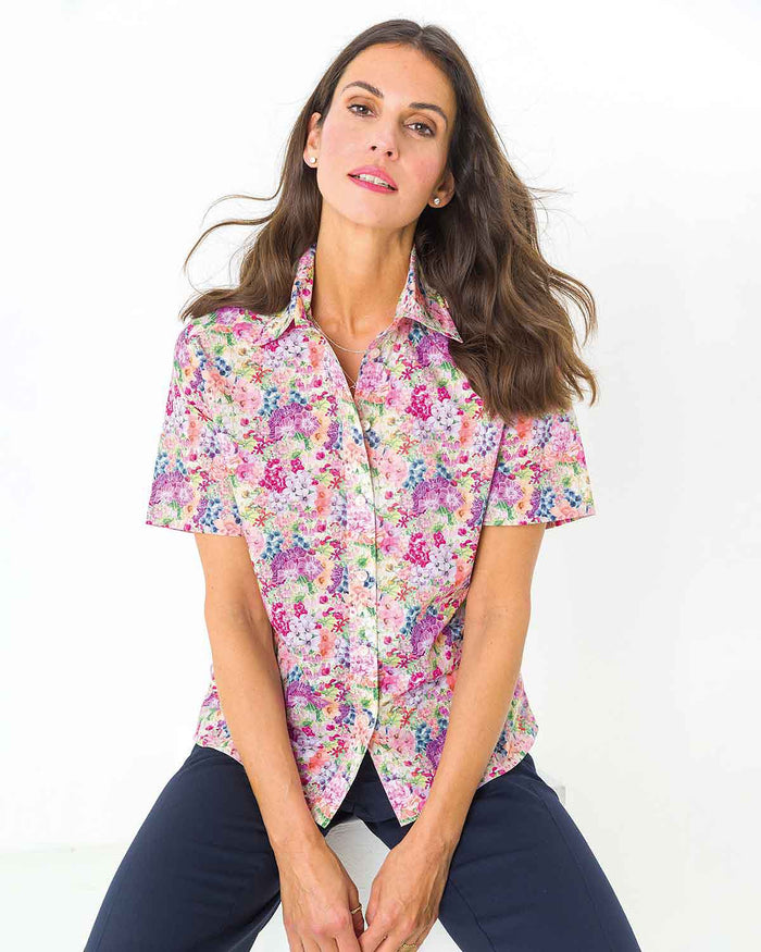 Mariana Tana Lawn® Short Sleeve Blouse - James Meade