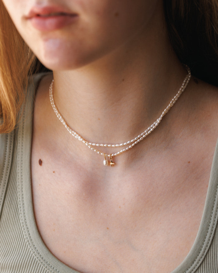 Mini Pearl Strand Necklace