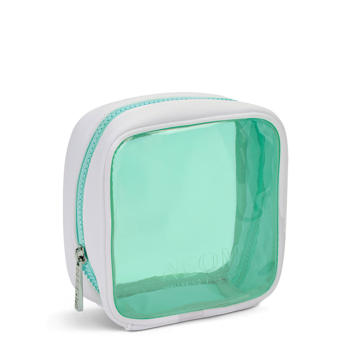 NEOM green transparent bag