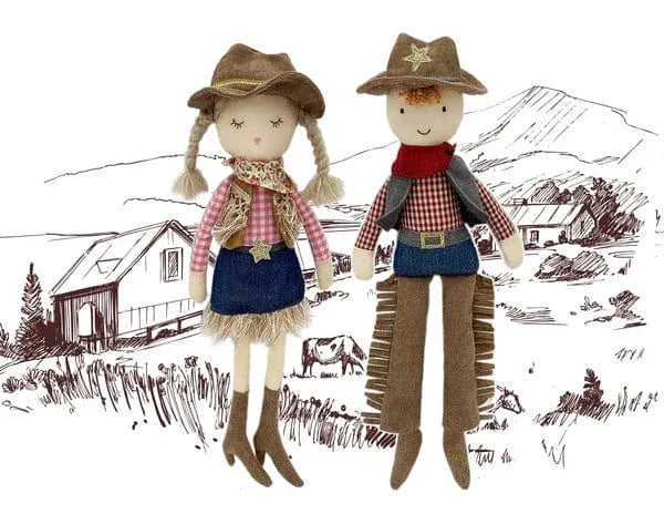 Mon Ami Cooper Cowboy Plush