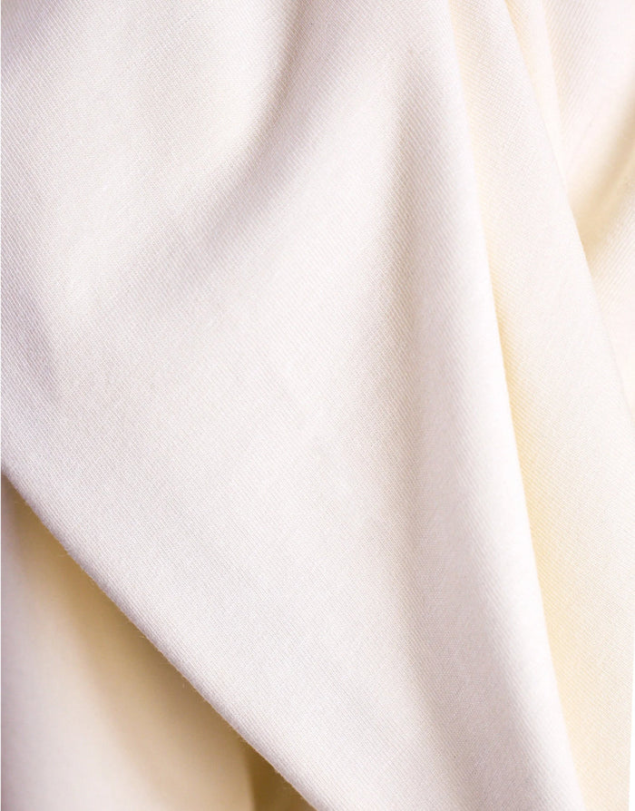 Off White Modal Jersey Fabric, Atelier Brunette