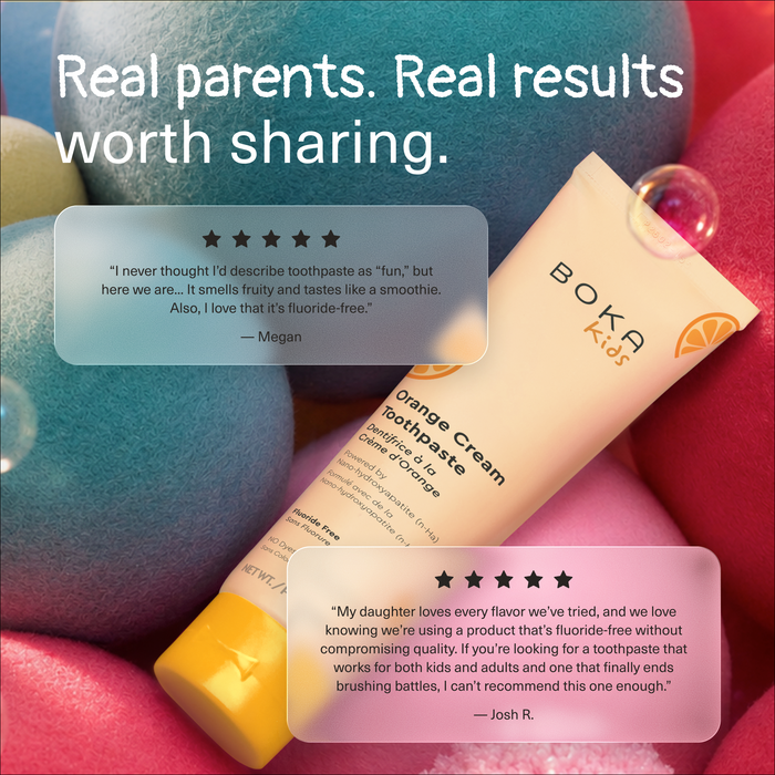 Orange Cream Kids Nano-hydroxyapatite Toothpaste