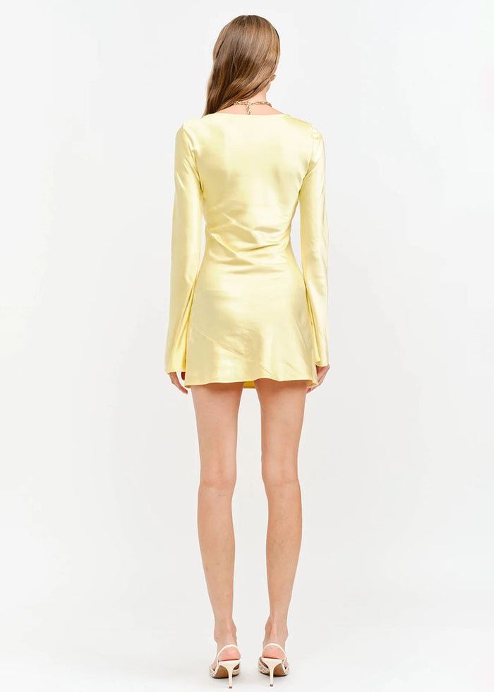 Palermo Mini Dress - Butter Yellow