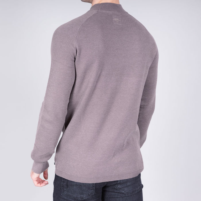 Palm Merino Blend Turtle Neck Knit - Ginger Snap