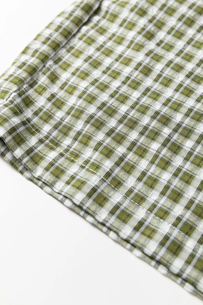 Preppy Gingham Boxer Trousers - Bottoms/Pants & Culotte
