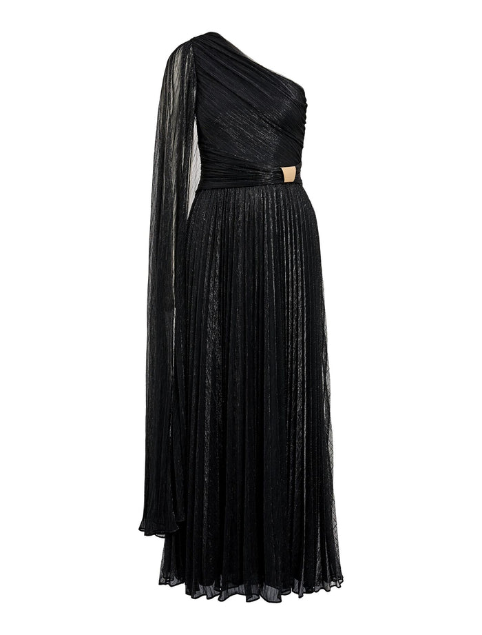 Samara One Shoulder Plisse Maxi Dress Forever New