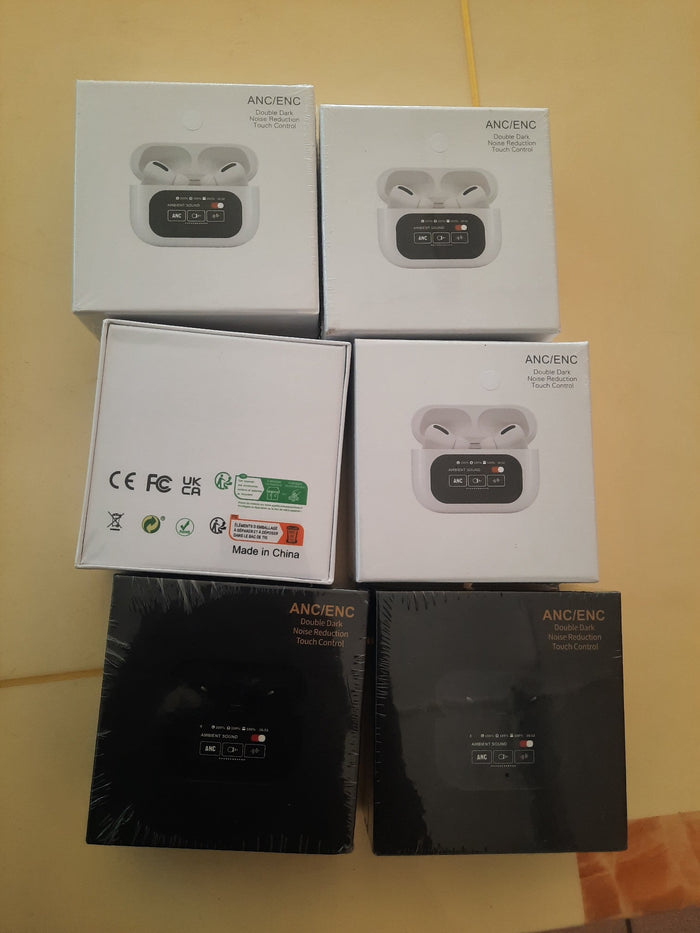 Smart Full-Color Touch Screen ANC/ENC Wireless Earbuds