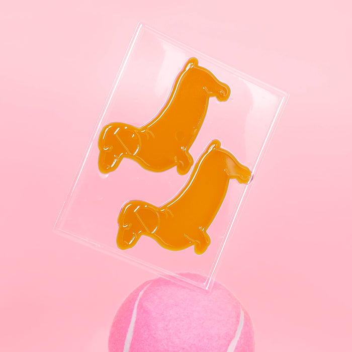 So Fetch Dachshund Brightening Eye Masks – Vitamin C & Green Tea Hydrogel Patches (8-Pack)