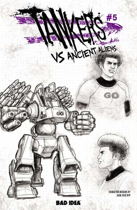 TANKERS VS ANCIENT ALIENS #5 (OF 5) CVR C JUAN JOSE RYP DESIGN VAR FOC September 28, 2026