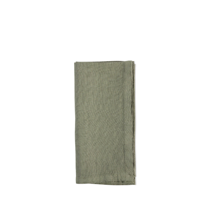 R+D.LAB tela napkin in light green linen