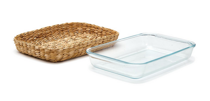 Two's Company Glass Baking Dish Set