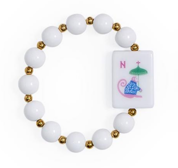 Two's Company Mahjong Bead Bracelet