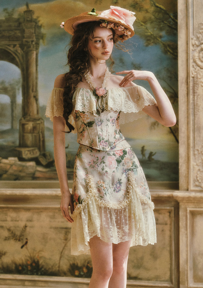 Versailles Rose Skirt