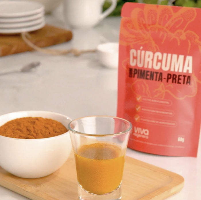 VIVA REGENERA | Cúrcuma Ativada da Floresta Com Pimenta (60 gramas)