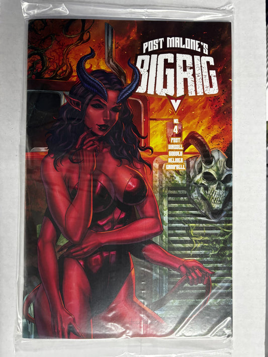 2025 Vault Comics Post Malone's Big Rig No 4 Cover I Kirkham