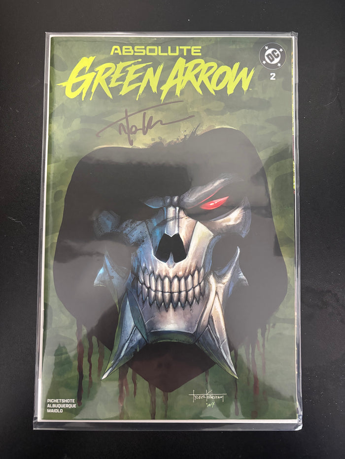 ABSOLUTE GREEN ARROW #2 TYLER KIRKHAM EXCLUSIVE VARIANT 2026 DC NM SIGNED/COA