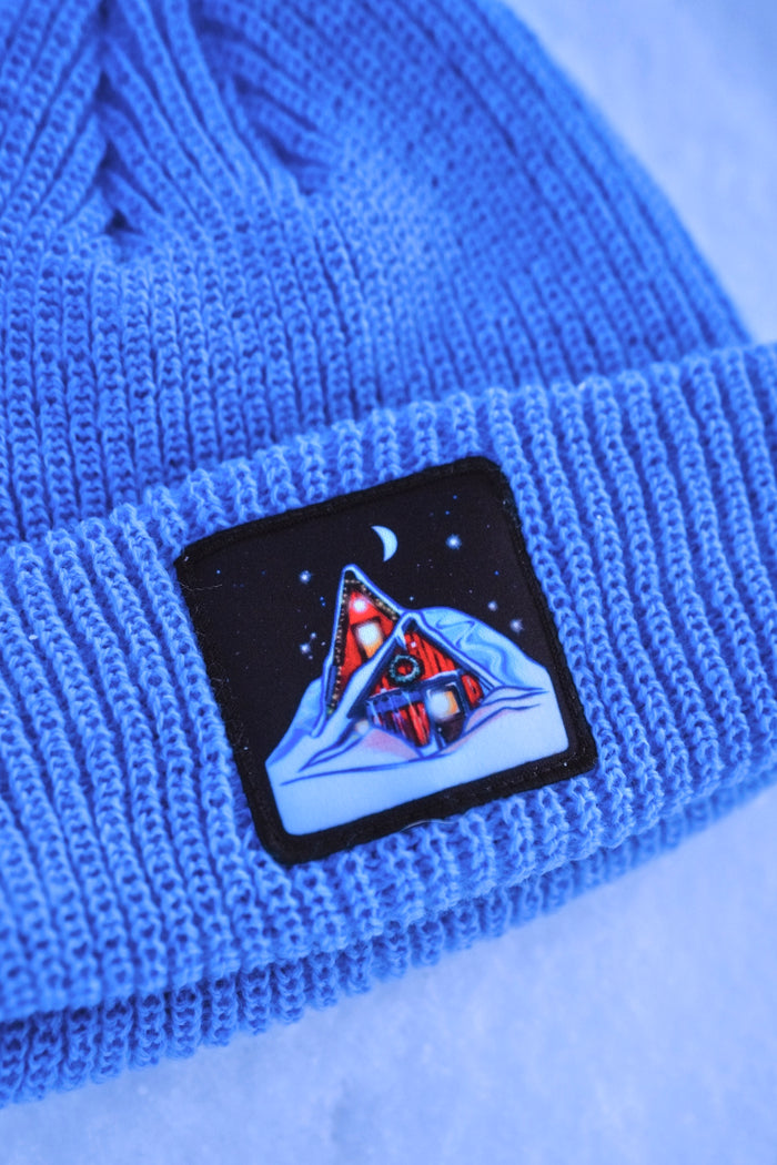 A Frame // Storm Blue Beanie
