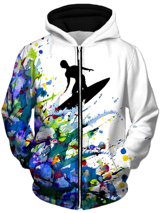 A Pollock's Point Break Unisex Zip-Up Hoodie Marc Allante Epic Hoodie