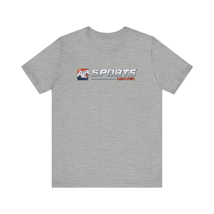 A to Z Sports Broncos Distressed Horizontal T-Shirt