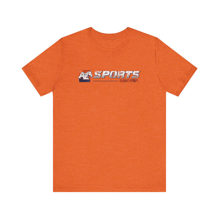 A to Z Sports Broncos Distressed Horizontal T-Shirt