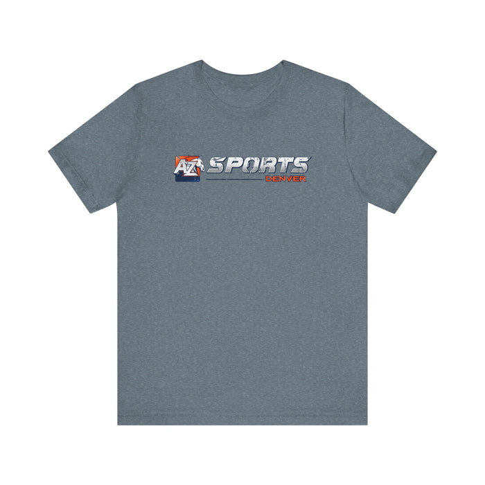 A to Z Sports Broncos Distressed Horizontal T-Shirt