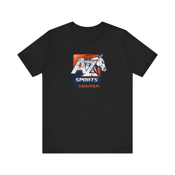 A to Z Sports Broncos Distressed T-Shirt
