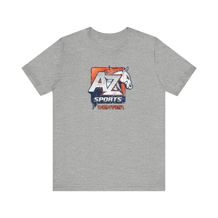 A to Z Sports Broncos Distressed T-Shirt