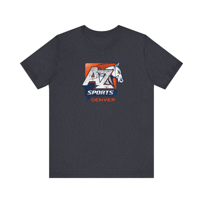 A to Z Sports Broncos Distressed T-Shirt