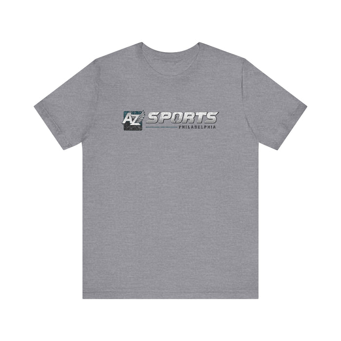A to Z Sports Eagles Distressed Horizontal T-Shirt